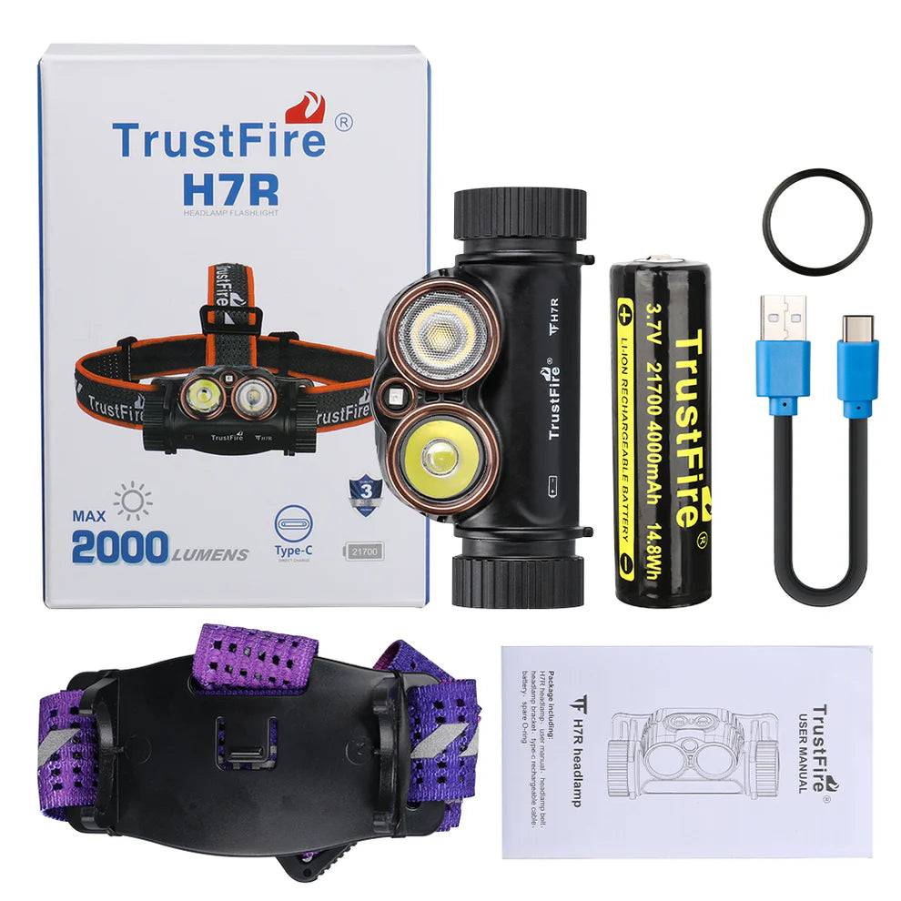 TRUSTFIRE H7R HEAD TORCH