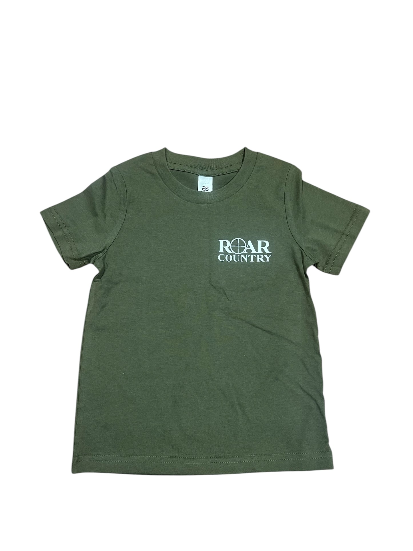 Kids Unisex T-Shirt- ARMY GREEN SCOPE