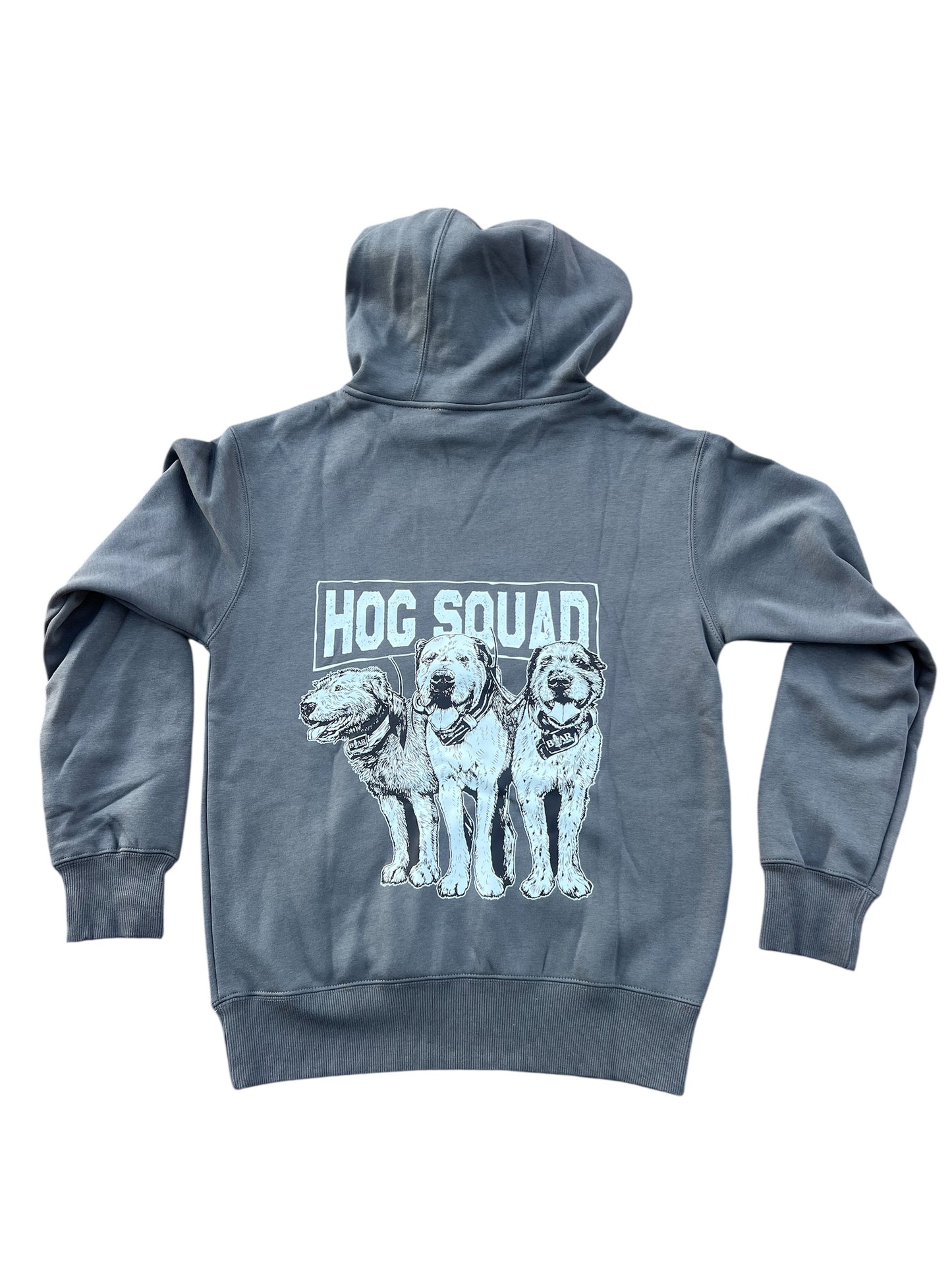 Grey Hoodie- HOG SQUAD