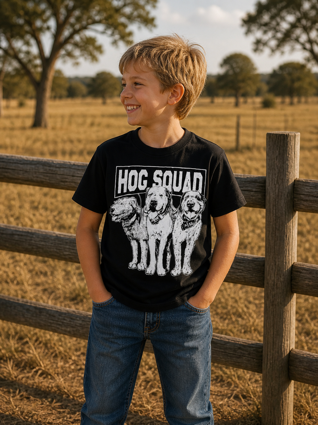 Kids Unisex T-Shirt- HOG SQUAD