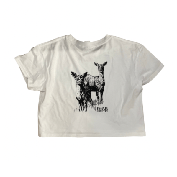 Girls Crop Top- WHITE DOE & FAWN
