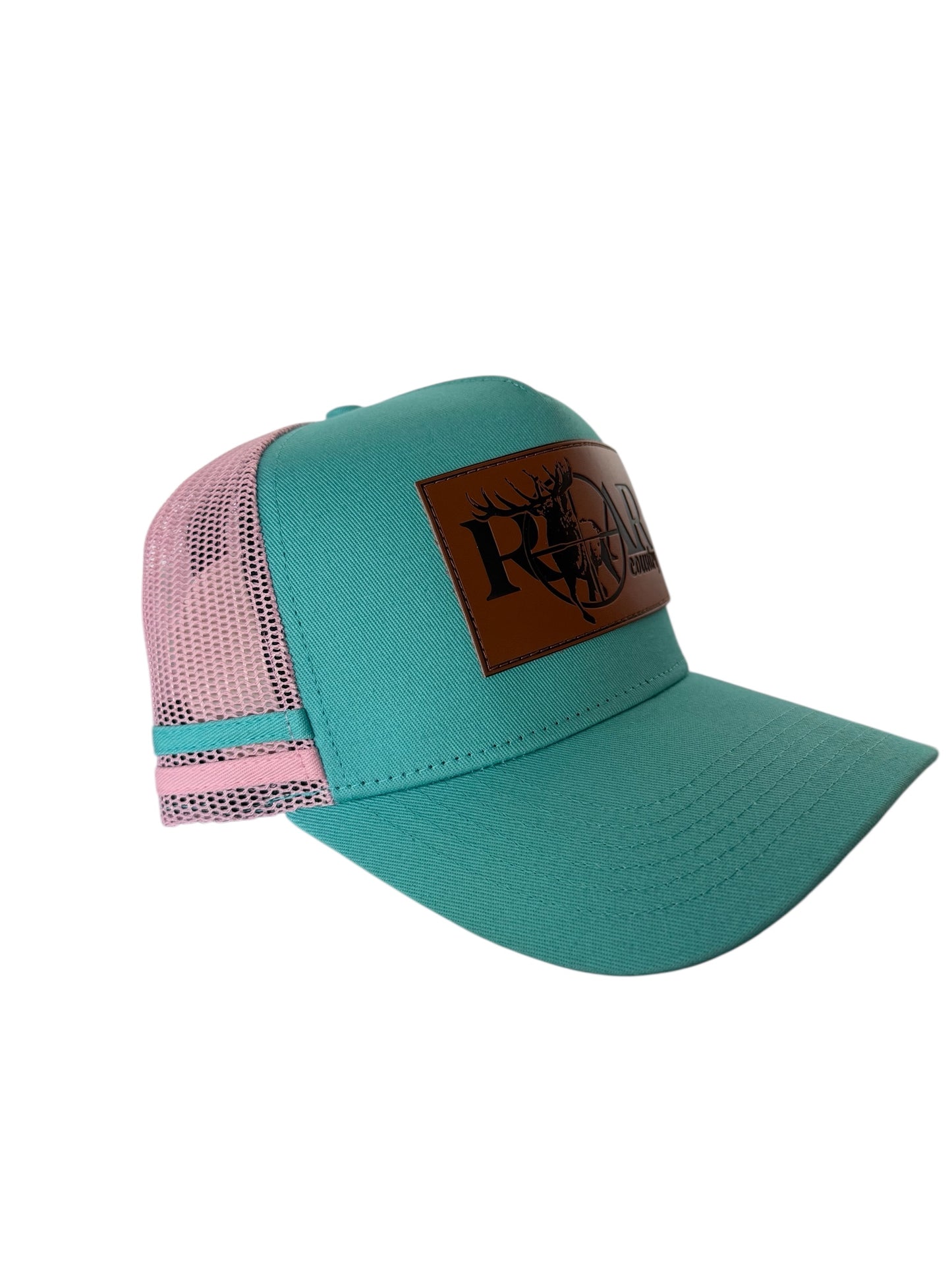 Trucker Cap- TEAL & PINK