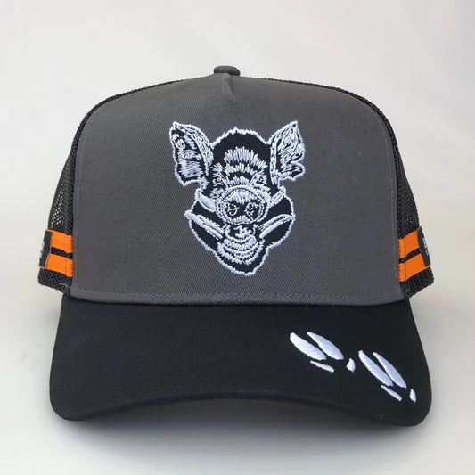 Trucker Cap- Grey Pig