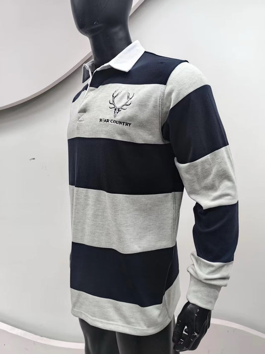 Rugby Jumpers- LIGHT GREY & NAVY
