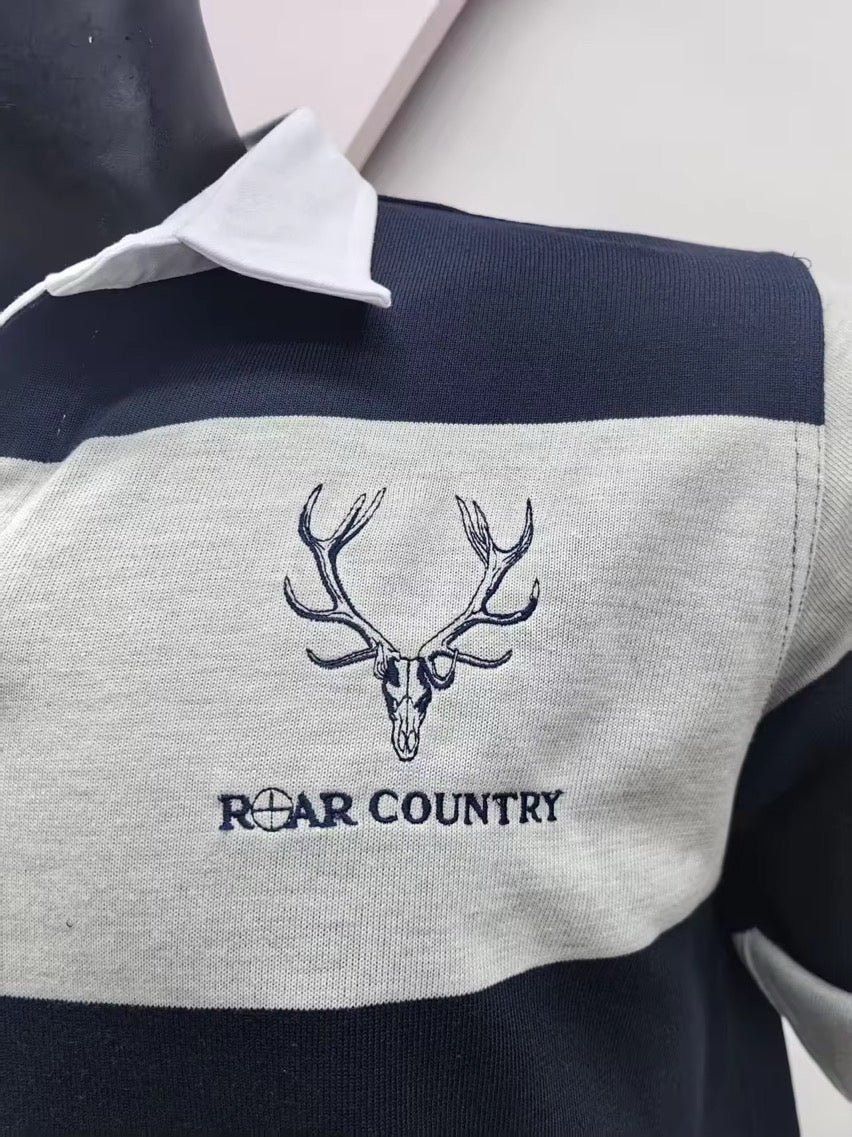 Rugby Jumpers- LIGHT GREY & NAVY