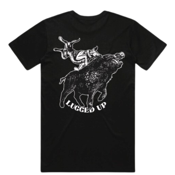 Unisex T-Shirt- BLACK LUGGED UP