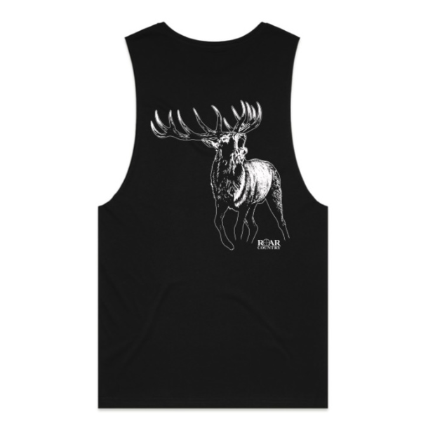 Singlet- BLACK STAG