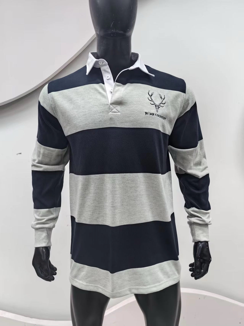 Rugby Jumpers- LIGHT GREY & NAVY