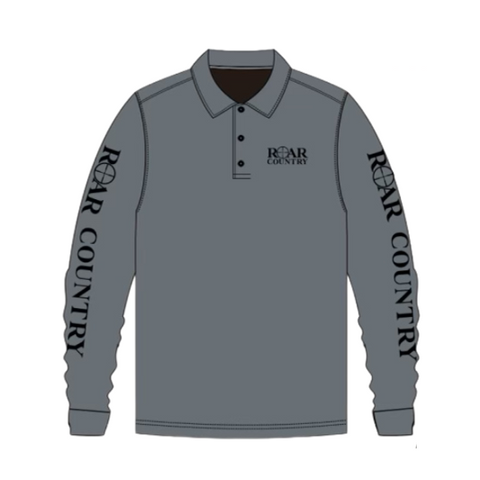 Unisex Fishing Shirt- GREY ROAR