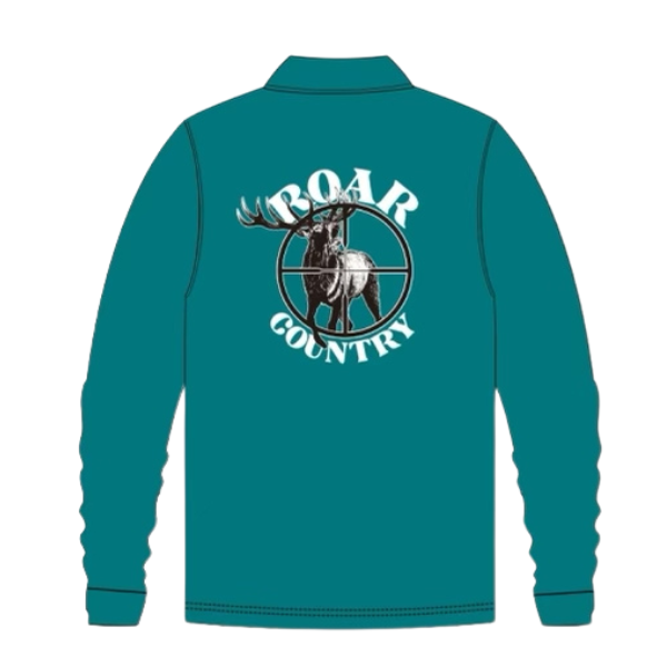 Unisex Fishing Shirt- TEAL SCOPE