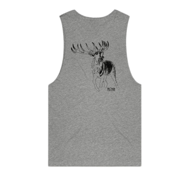 Singlet- GREY STAG