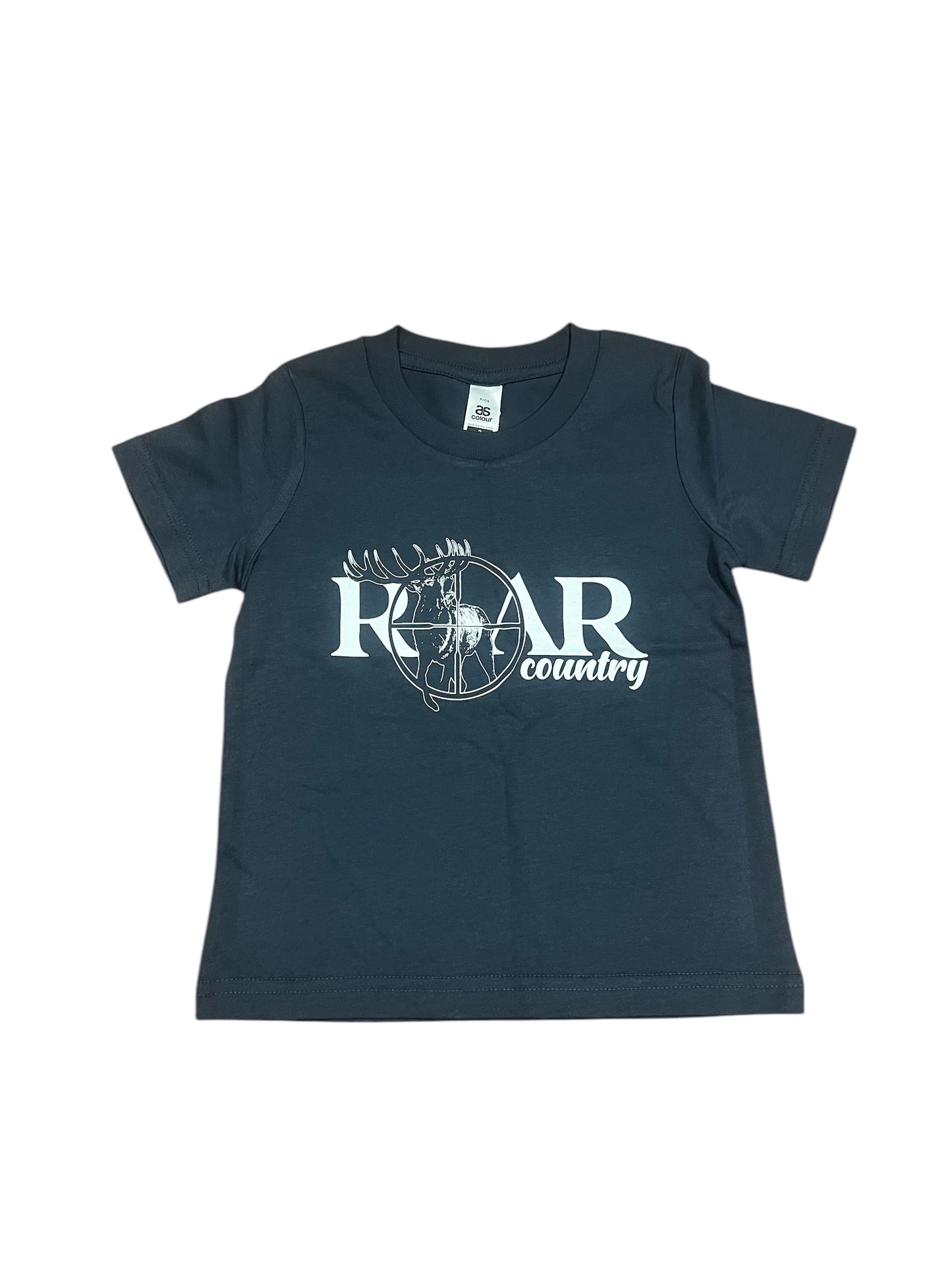 Kids Unisex T-Shirt- PETROL BLUE ROAR