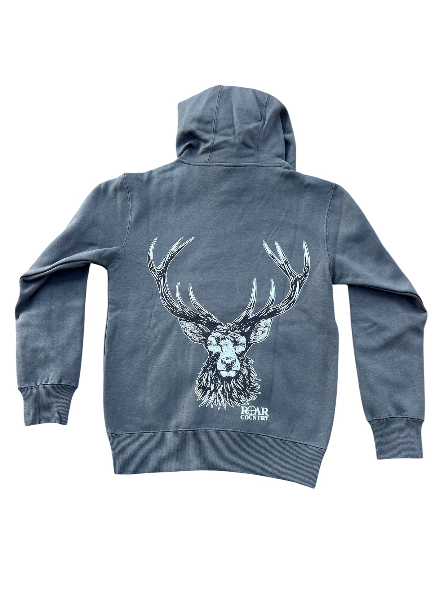 Grey Hoodie- STAG HEAD