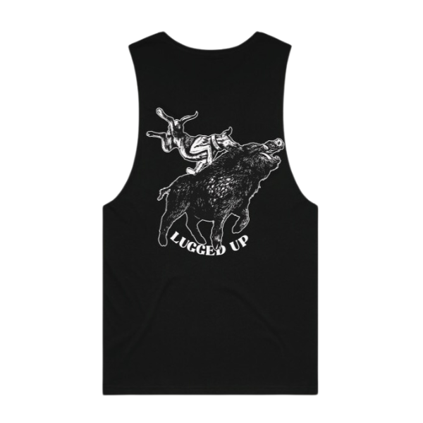 Singlet- BLACK LUGGED UP