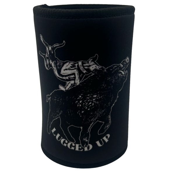 Stubby Cooler- BLACK LUGGED UP