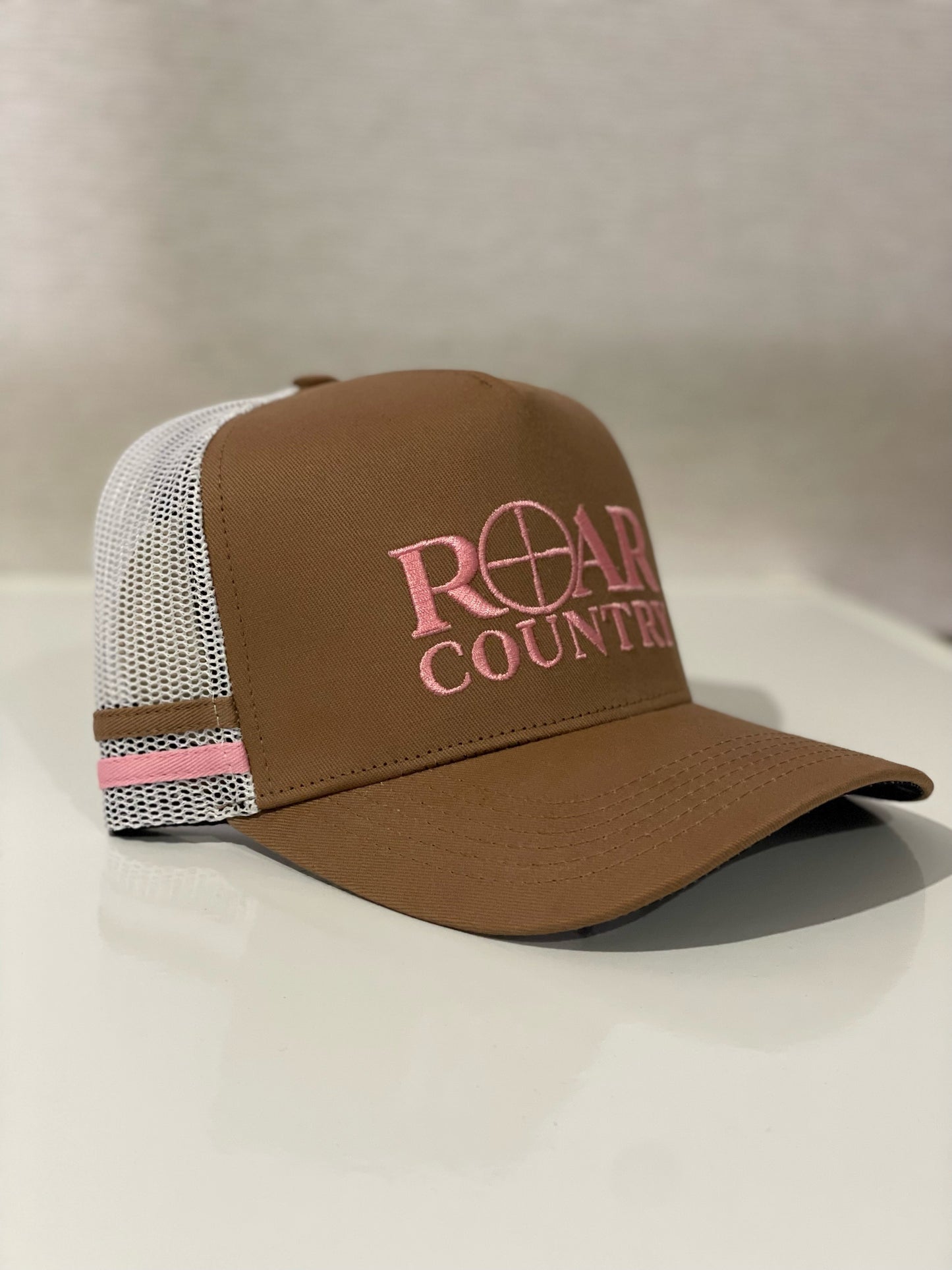 Trucker Cap- PINK & TAN