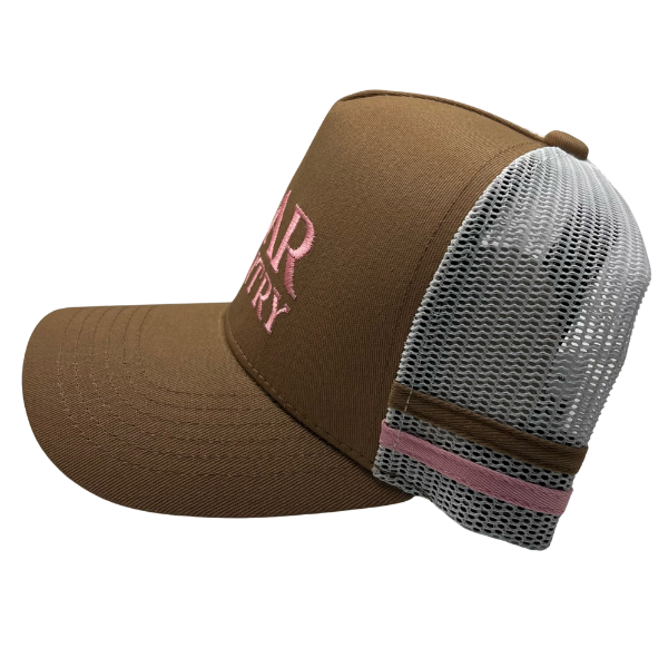 Trucker Cap- PINK & TAN