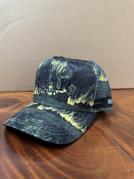water proof camo trucker