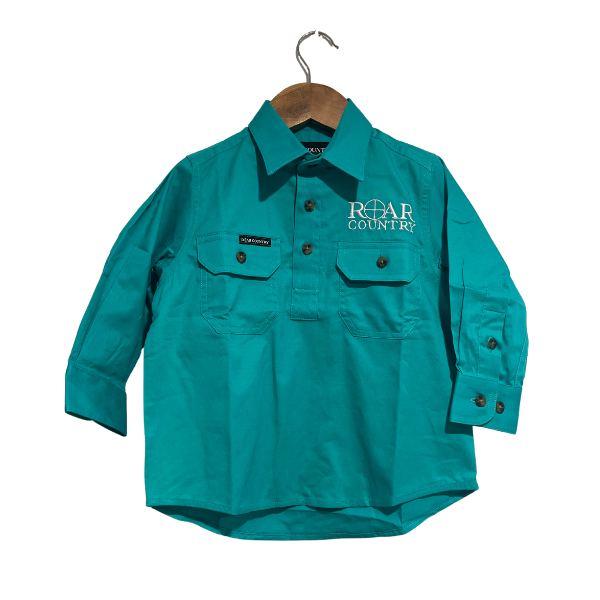 Kids Workshirt- TEAL