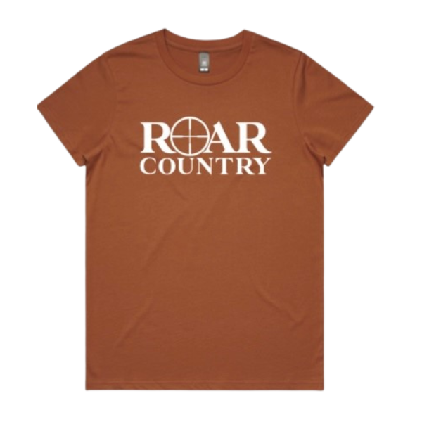 Ladies Cut T-Shirt- COPPER ROAR